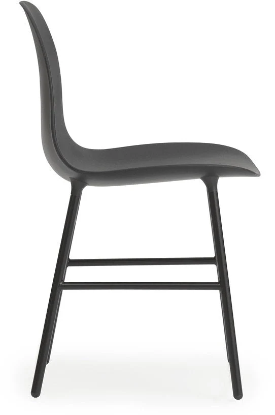 Chaise en acier et pp noir Form - Normann Copenhagen