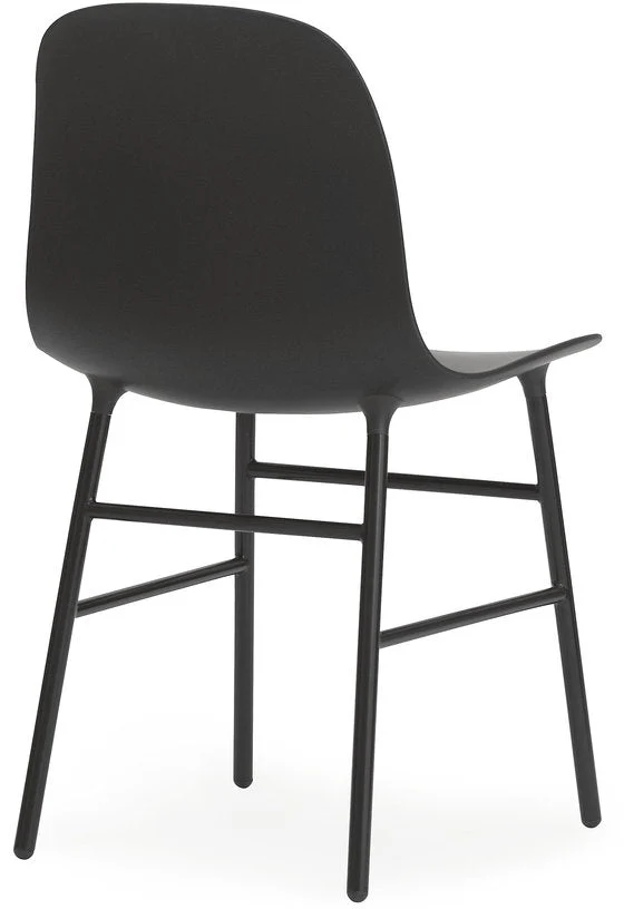 Chaise en acier et pp noir Form - Normann Copenhagen