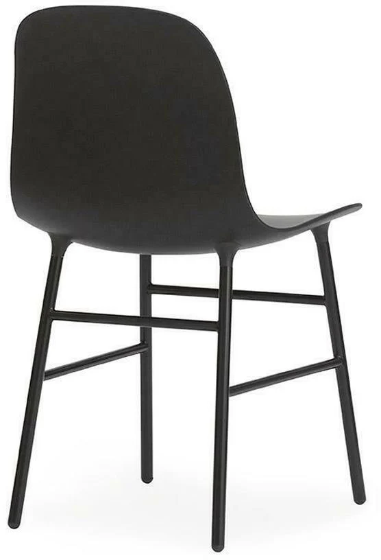 Chaise en acier et pp noir Form - Normann Copenhagen