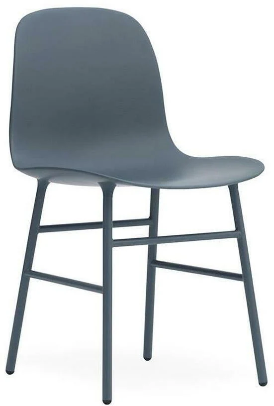 Chaise en acier et pp bleu Form - Normann Copenhagen