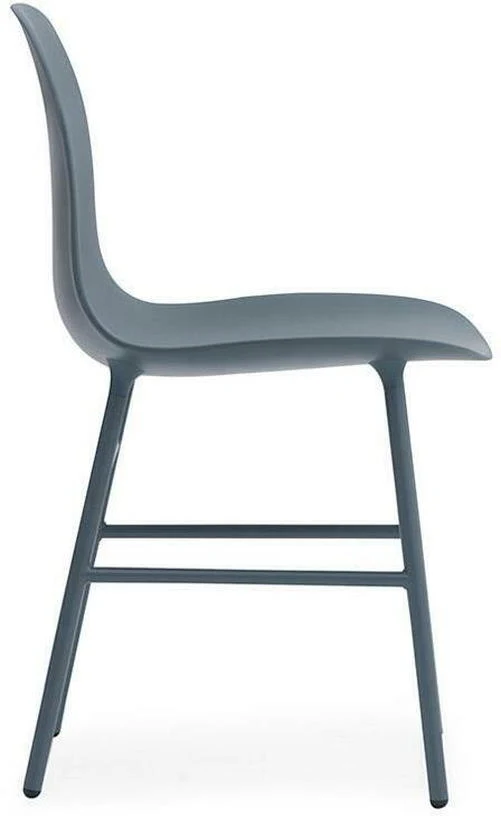 Chaise en acier et pp bleu Form - Normann Copenhagen