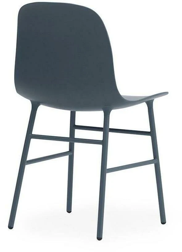 Chaise en acier et pp bleu Form - Normann Copenhagen