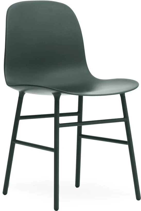 Chaise en acier et pp vert Form - Normann Copenhagen