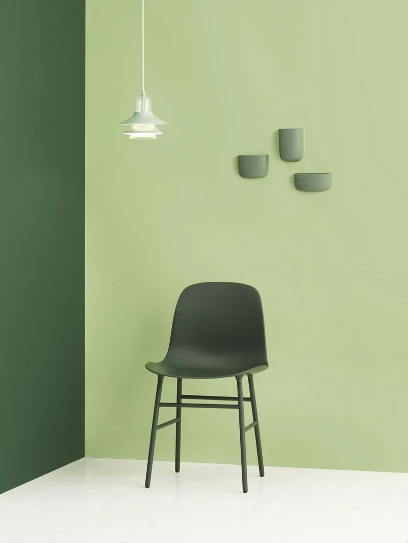 Chaise en acier et pp vert Form - Normann Copenhagen