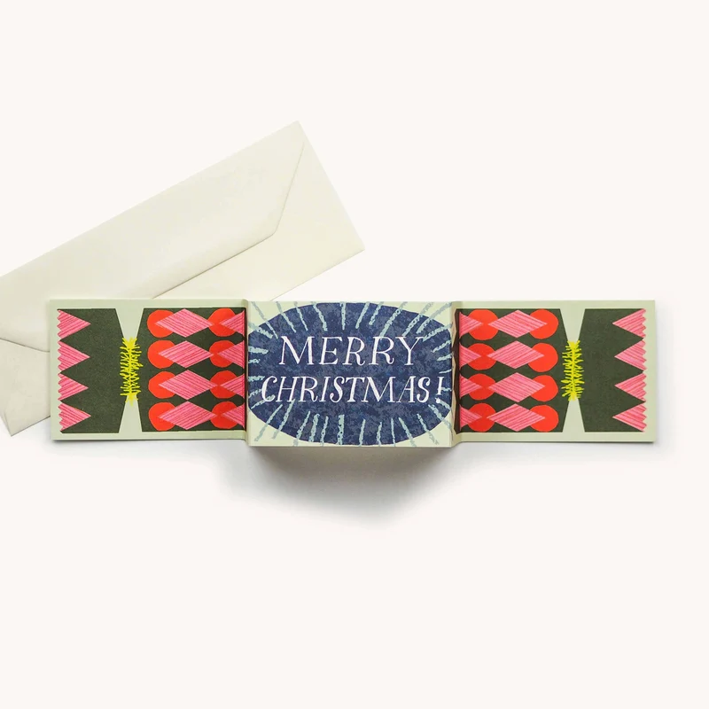 CHRISTMAS CRACKER DIAMOND CARD