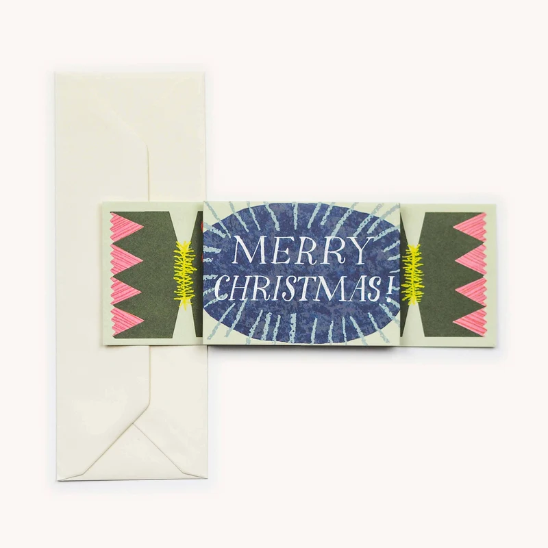 CHRISTMAS CRACKER DIAMOND CARD