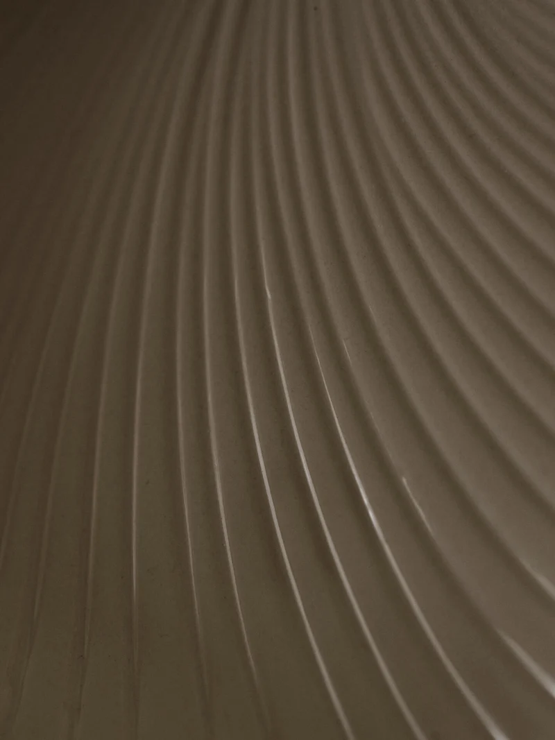 Bougeoir mural en grès blanc Shell - Ferm Living