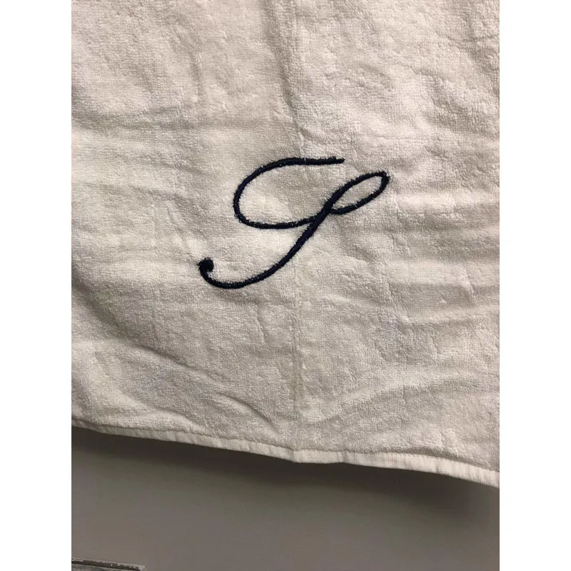 Letter Face Towel, Cotton Luxury Face Towel, Personalized Letter 16x20 Towel Set, For Bathroom, Kitchen and Spa