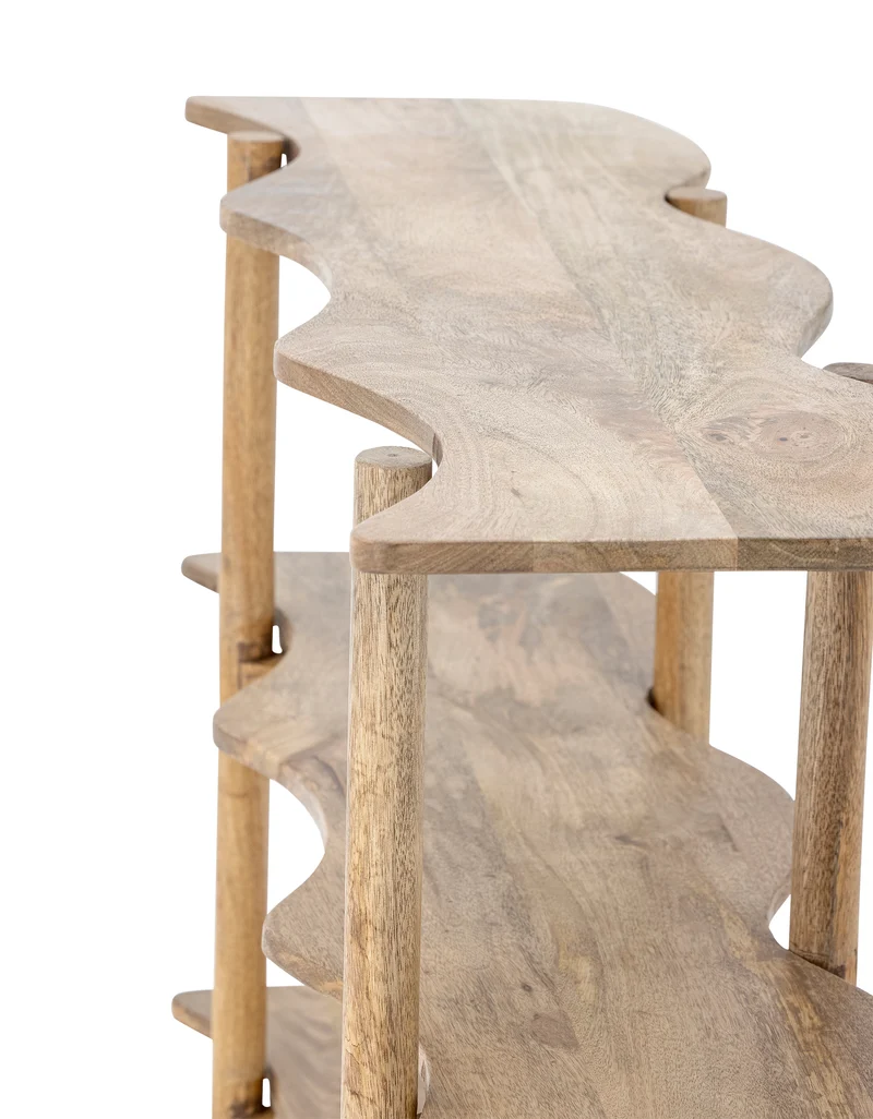 Bibliothèque en bois de manguier naturel L110xH80xW30 cm Rivoli - Bloomingville