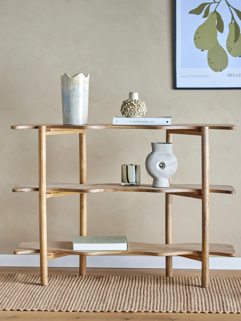 Bibliothèque en bois de manguier naturel L110xH80xW30 cm Rivoli - Bloomingville