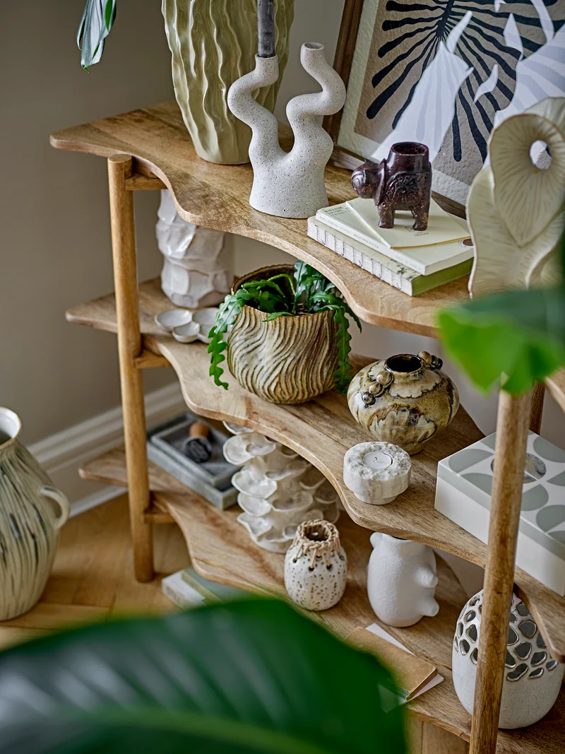 Bibliothèque en bois de manguier naturel L110xH80xW30 cm Rivoli - Bloomingville
