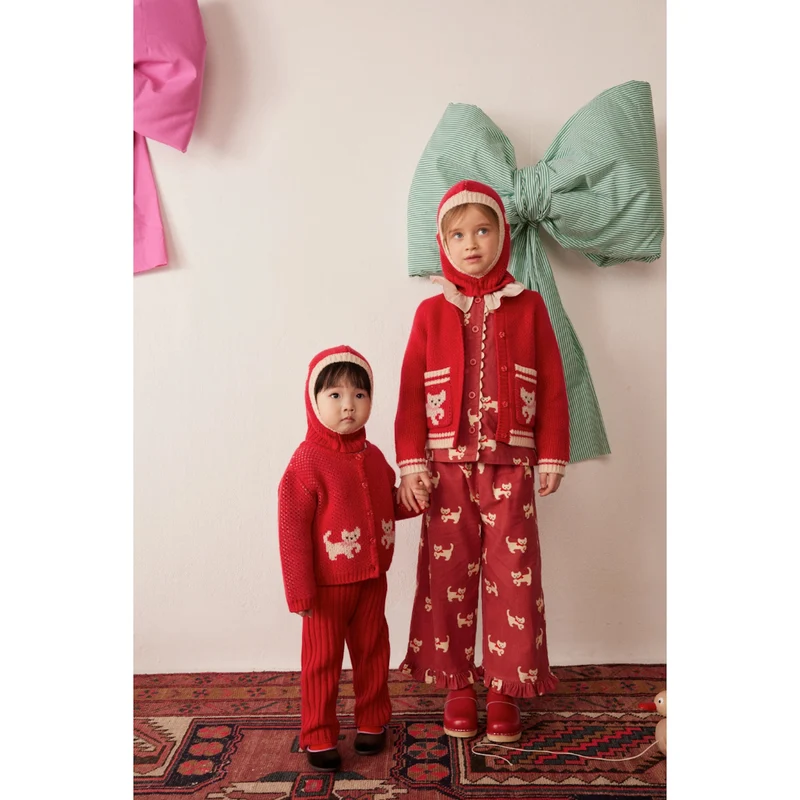 PINGUIN KNITTED BABY HOOD - KITTY