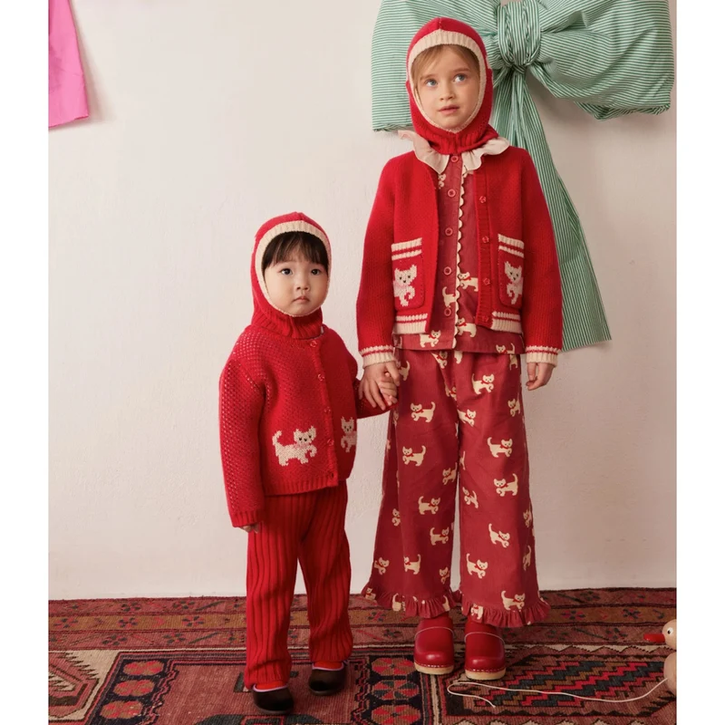 JEANNETTE BABY CARDIGAN - KITTY CHERRY