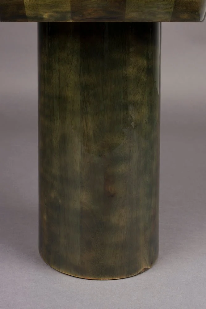 Table d'appoint ronde en bois de manguier vert 35 x 45 cm Mush - Dutchbone