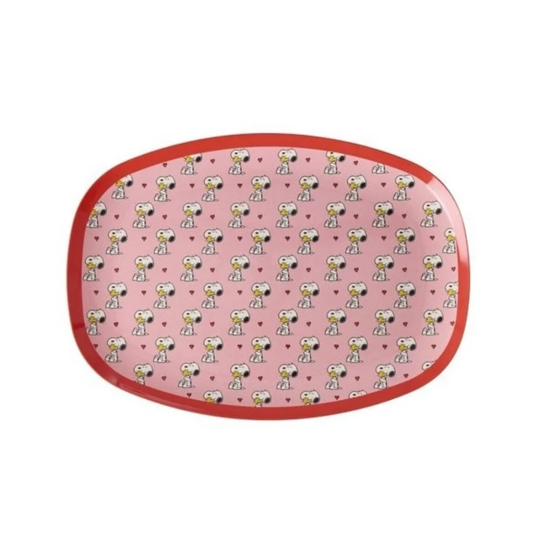 MELAMINE RECTANGULAR DINNER PLATE SNOOPY