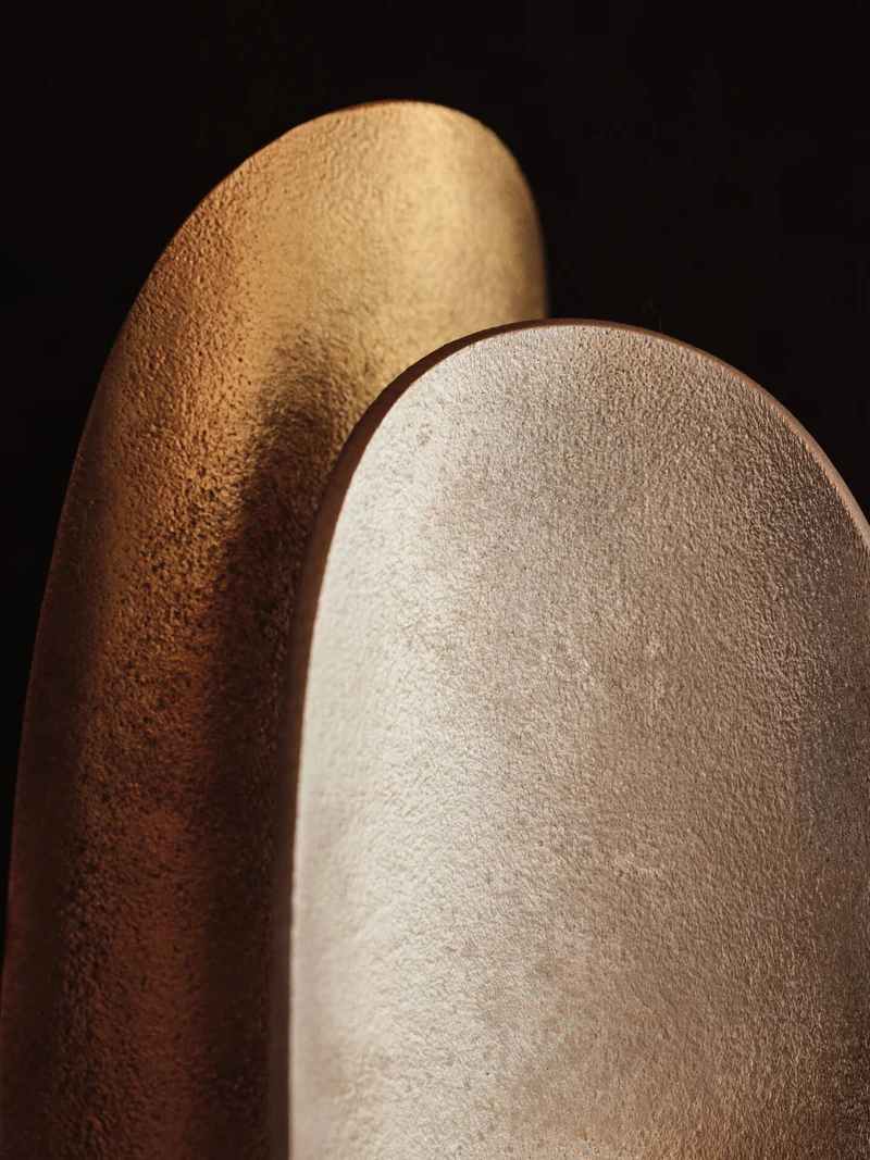 Bougeoir sur pied en laiton Agapé - Ferm Living
