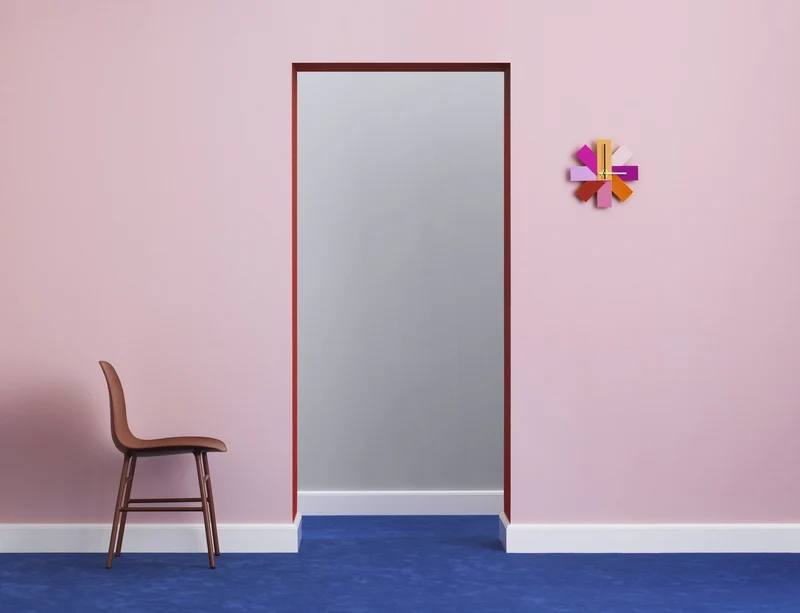 Chaise en acier et pp rouge Form - Normann Copenhagen