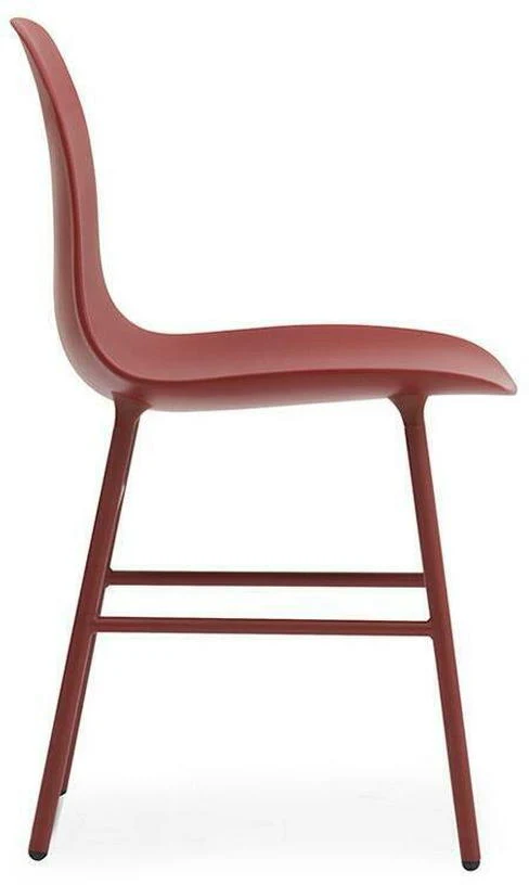 Chaise en acier et pp rouge Form - Normann Copenhagen