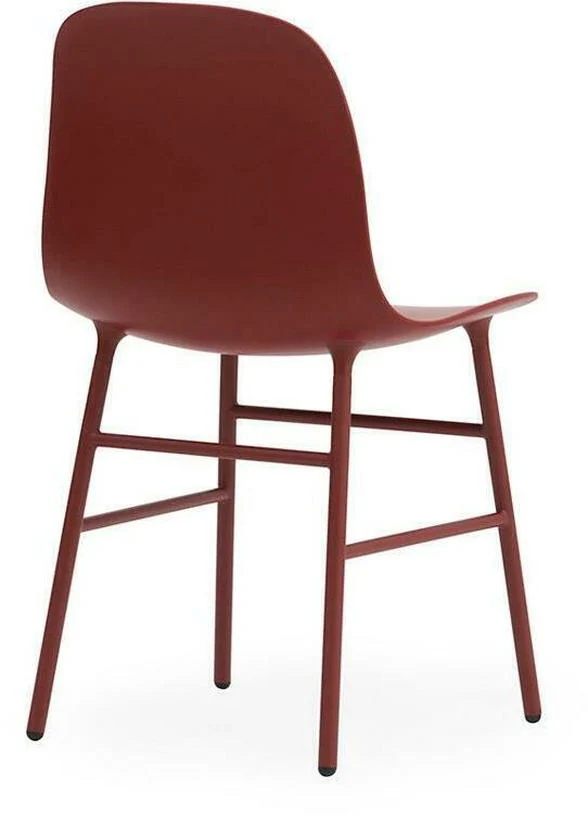 Chaise en acier et pp rouge Form - Normann Copenhagen