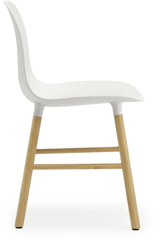 Chaise en chêne naturel et pp blanc Form - Normann Copenhagen