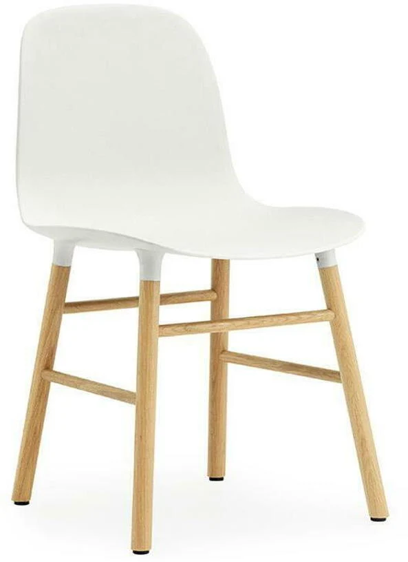 Chaise en chêne naturel et pp blanc Form - Normann Copenhagen