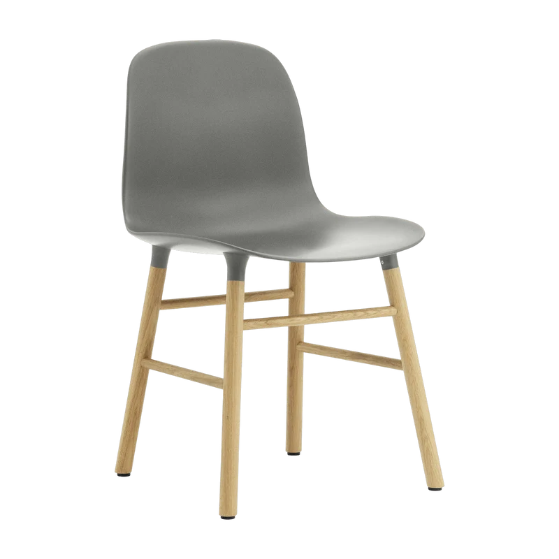 Chaise en chêne naturel et pp gris Form - Normann Copenhagen