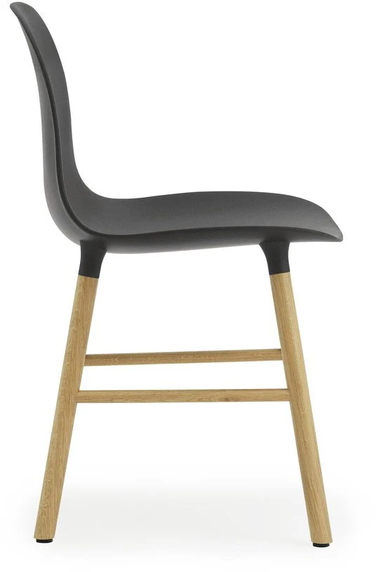 Chaise en chêne naturel et pp noir Form - Normann Copenhagen