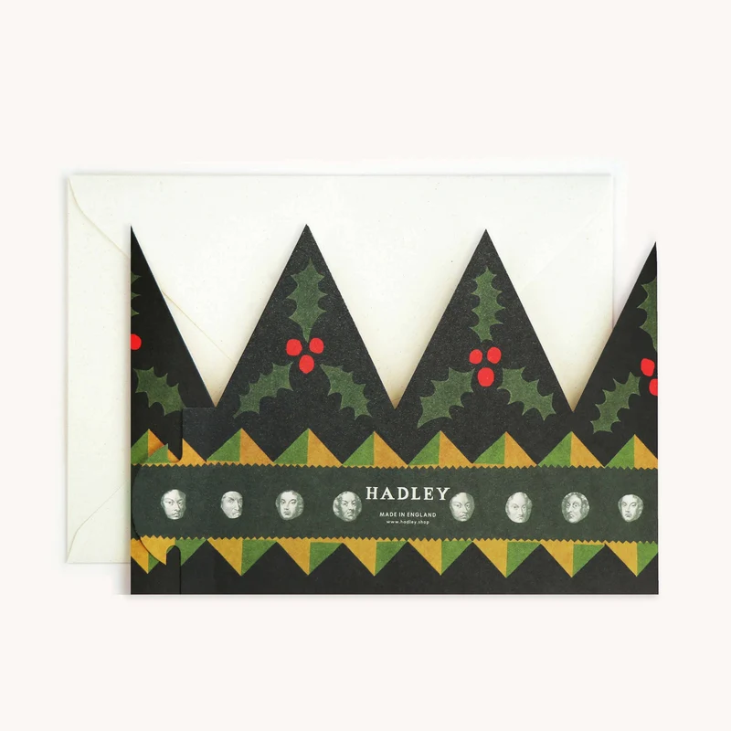BAH HUMBUG PARTY HAT CARD