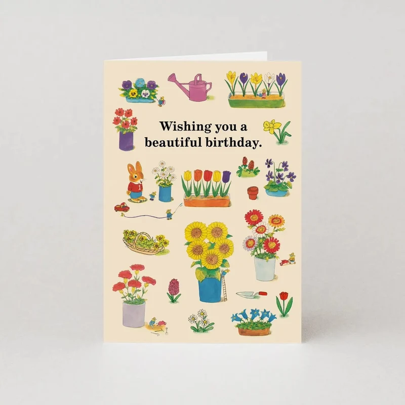 RICHARD SCARRY BEAUTIFUL BIRTHDAY CARD