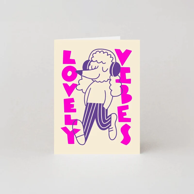 LOVELY VIBES MINI CARD