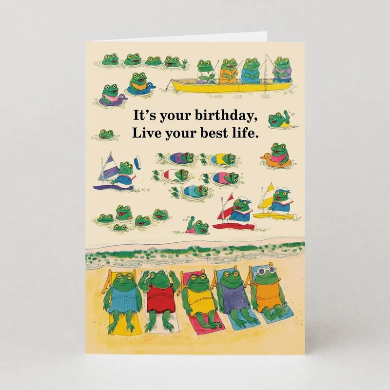 RICHARD SCARRY LIVE YOUR BEST LIFE CARD