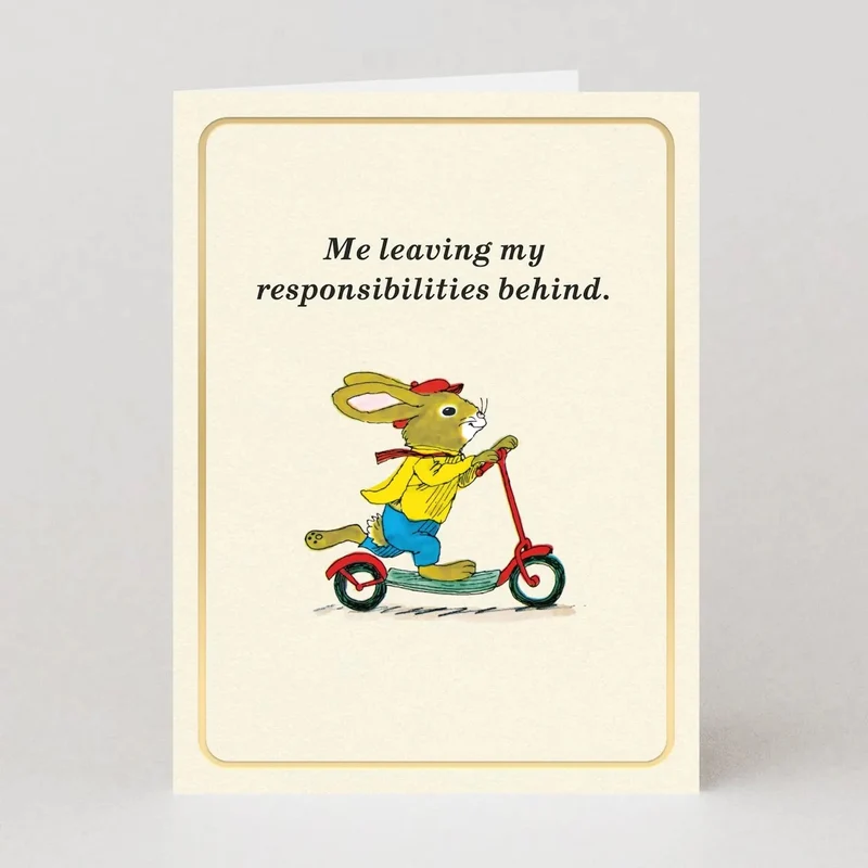 RICHARD SCARRY RESPONSIBILITIES MINI CARD
