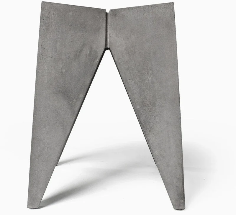 Tabouret contemporain en béton 35 x 35 x 45 Bridge - Lyon Béton