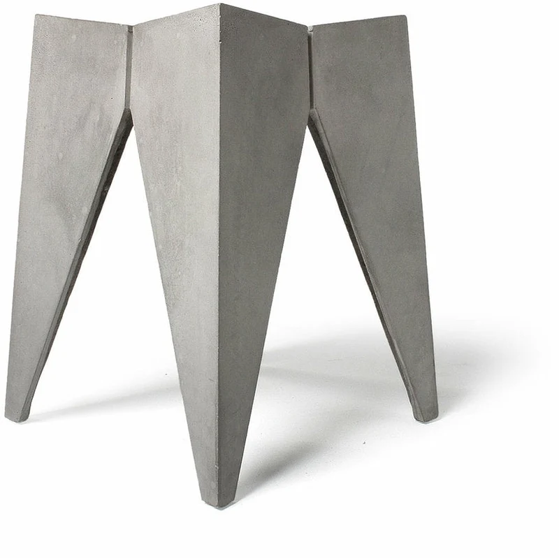 Tabouret contemporain en béton 35 x 35 x 45 Bridge - Lyon Béton