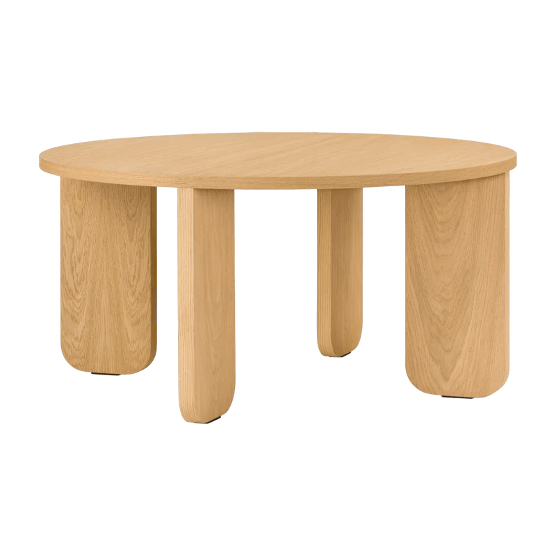 Petite table basse ronde chêne couleur "chêne" 30 x 55 Kuvu - Noo.ma