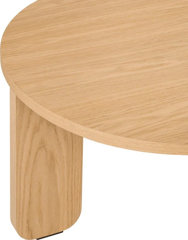 Petite table basse ronde chêne couleur "chêne" 30 x 55 Kuvu - Noo.ma