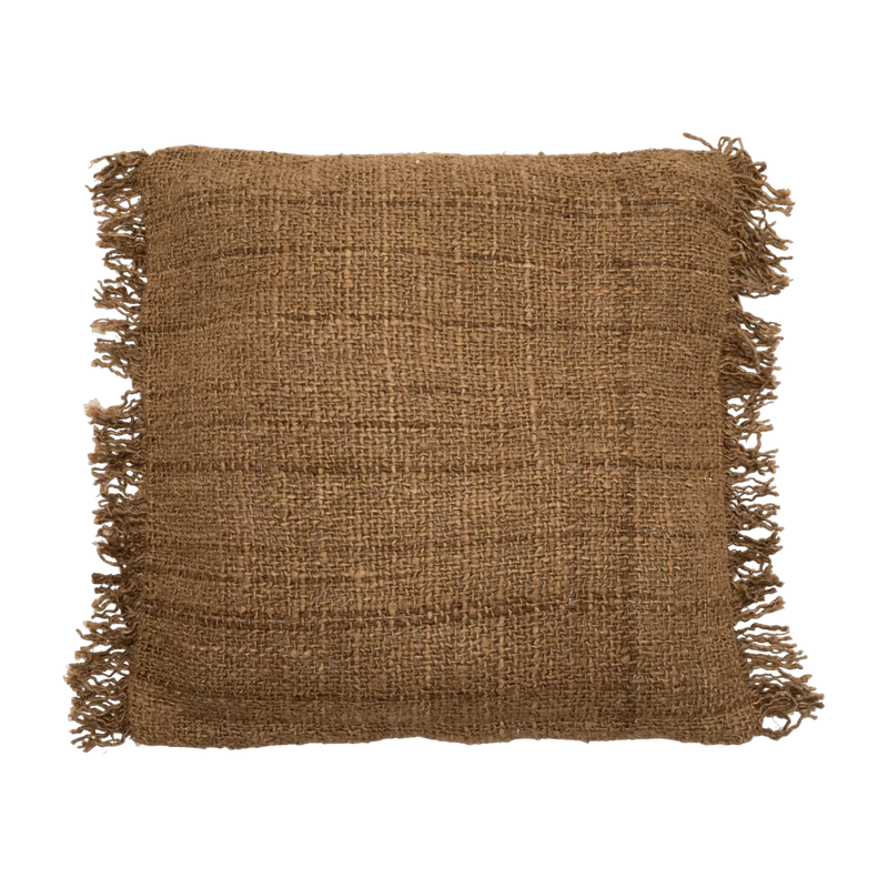 Housse de coussin 60 x 60 cm brun Oh My Gee - Bazar Bizar