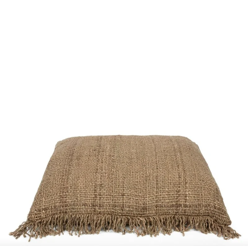 Housse de coussin 60 x 60 cm brun Oh My Gee - Bazar Bizar