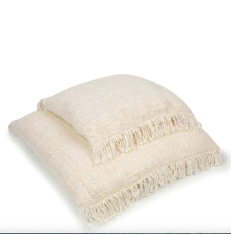 Housse de coussin 60 x 60 cm crème Oh My Gee - Bazar Bizar