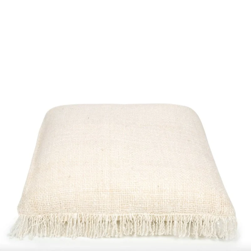 Housse de coussin 60 x 60 cm crème Oh My Gee - Bazar Bizar