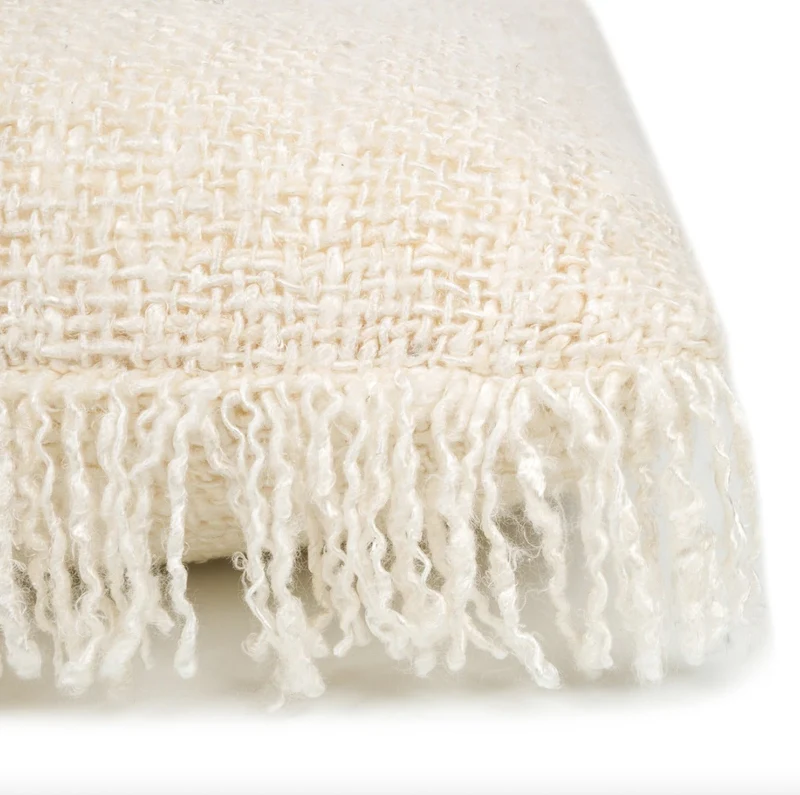 Housse de coussin 60 x 60 cm crème Oh My Gee - Bazar Bizar