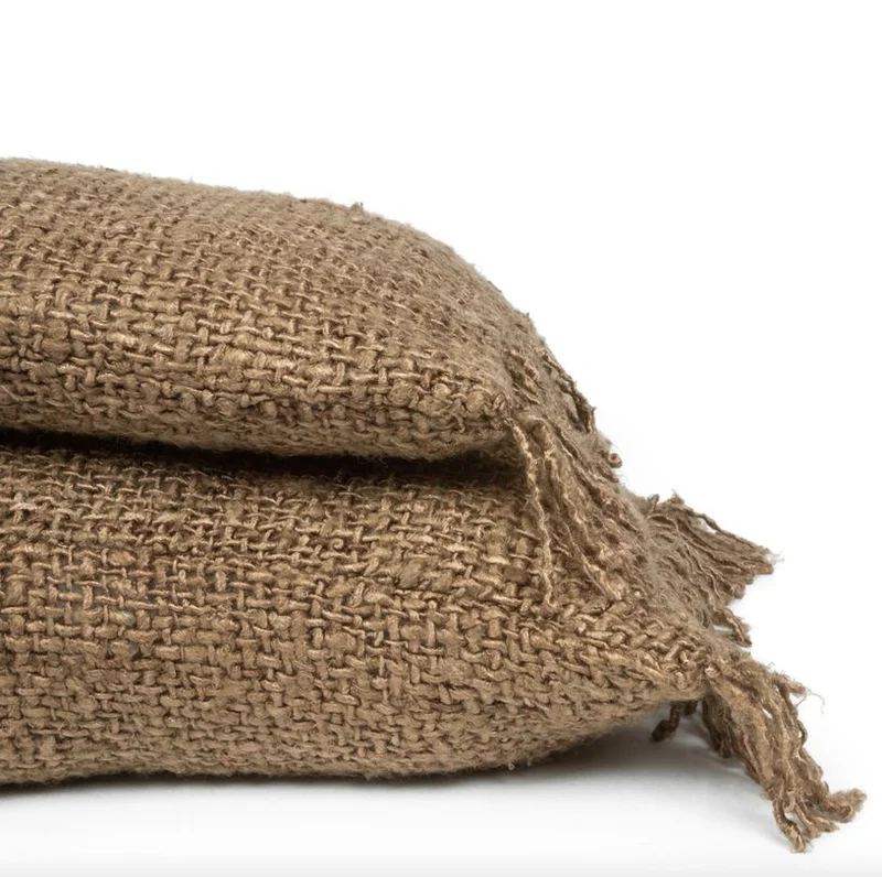 Housse de coussin 35 x 100 cm brun Oh My Gee - Bazar Bizar