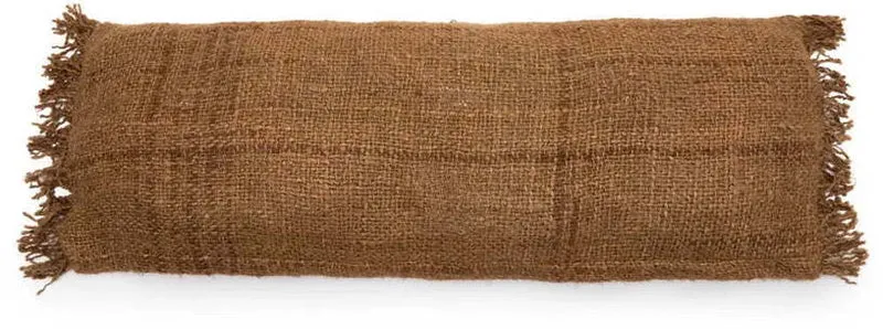 Housse de coussin 35 x 100 cm brun Oh My Gee - Bazar Bizar