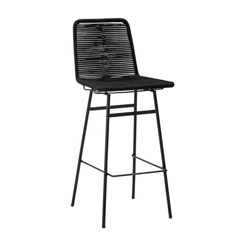 Tabouret de bar noir Mundo - Bloomingville