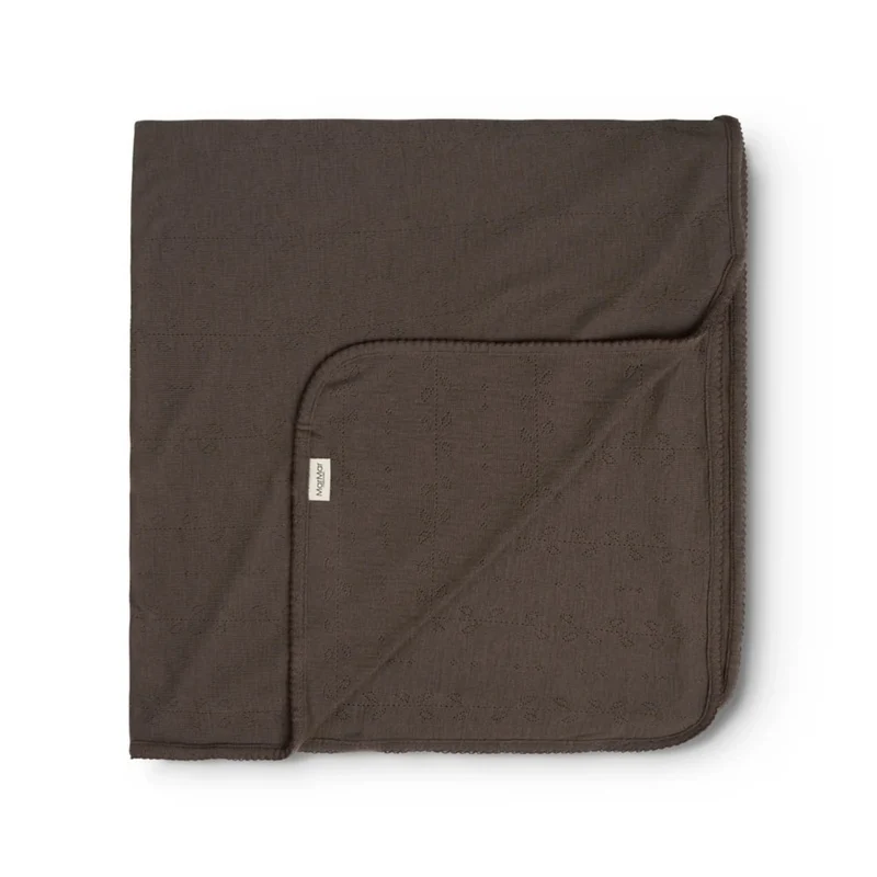 ALIDA WOOL POINTELLE BABY BLANKET