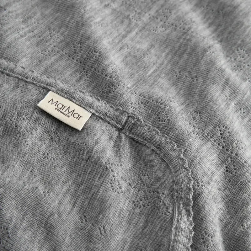 ALIDA WOOL POINTELLE BABY BLANKET