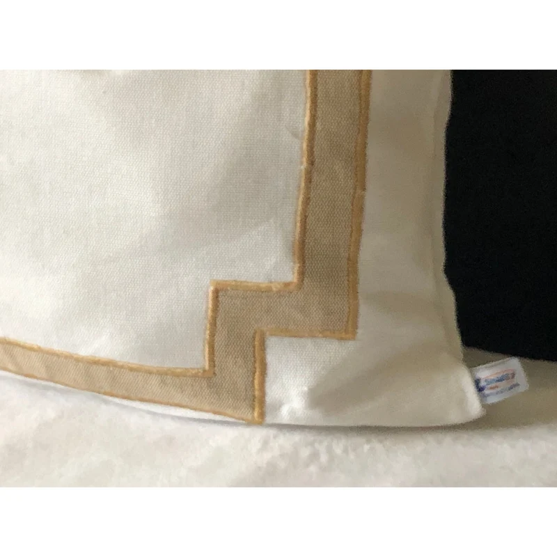 Long White Monogram Pillows, Unique Headboard Monogrammed Throw Pillow Covers, Monogram Bedding