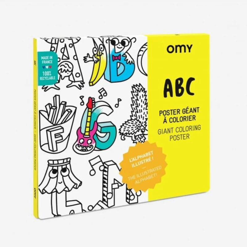 GIANT COLOURING POSTER - ABC