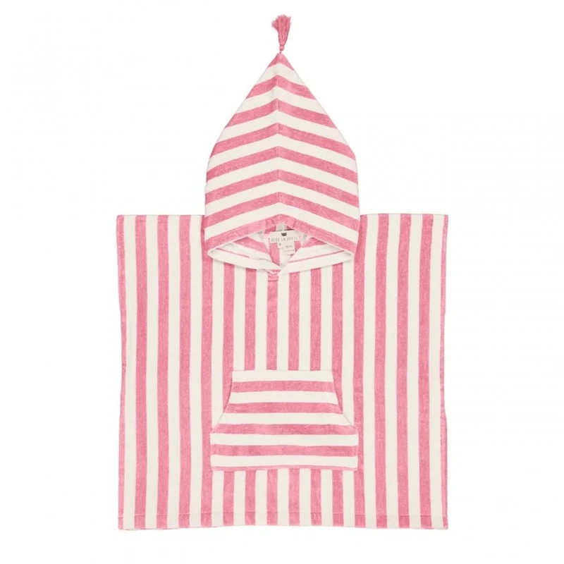 SUZON STRIPE PONCHO