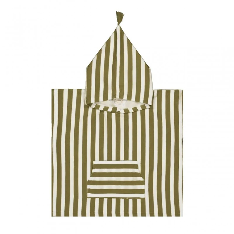 SUZON STRIPE PONCHO